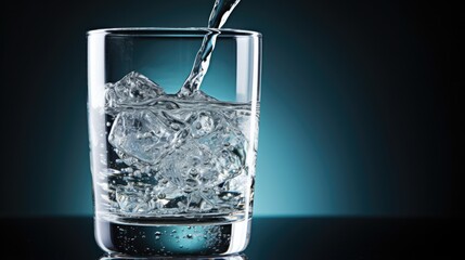 Glass of Water Overflow - stock concepts