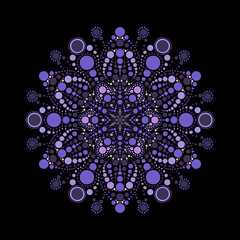 Circular Sacred Mandala Geometric Design