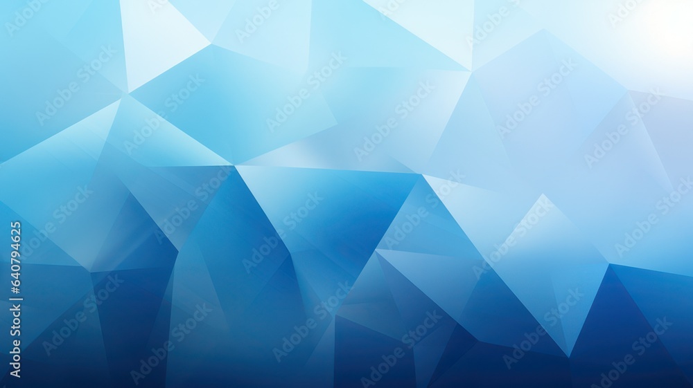 Aufkleber blue aquamarin soft geometric shapes background created with generative ai