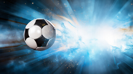 Fototapeta premium futebol bola Pinceladas de aquarela abstratas, cores da argentina 