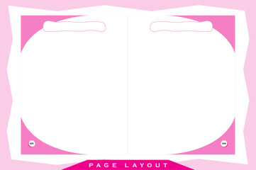Page layout for books, educational material, book design