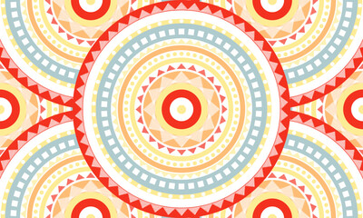 Abstract circle pattern, seamless pattern	