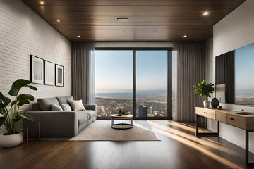 Fototapeta premium modern living room interior