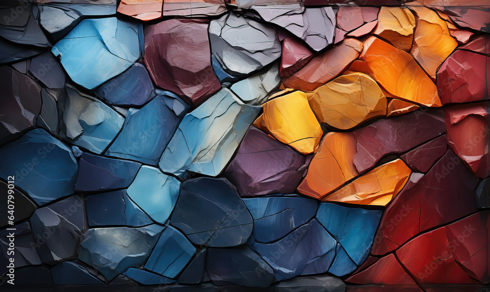 Poster abstract stone texture background in colorful color.