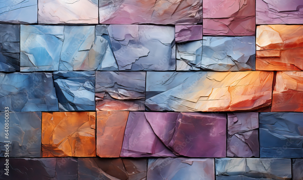 Poster abstract stone texture background in colorful color.