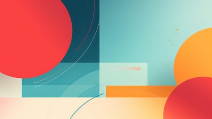Abstract colorful retro color style with line and shape geometric. Presentation based background template design. Available for text, words, or title documents. Suitable for business and company