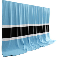 Experience vibrant unity with 3D flags of Botswana Elevate conferences and history Embodied heritage