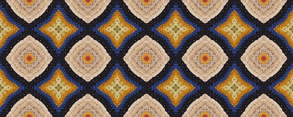 Embroidered Seamless Ethnic ornament. Colorful