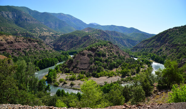 Munzur Canyon in Tunceli, Turkey.