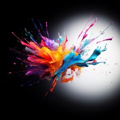 Splash of colours, Generative AI
