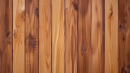 Fototapeta premium Brown vertical wood texture background.