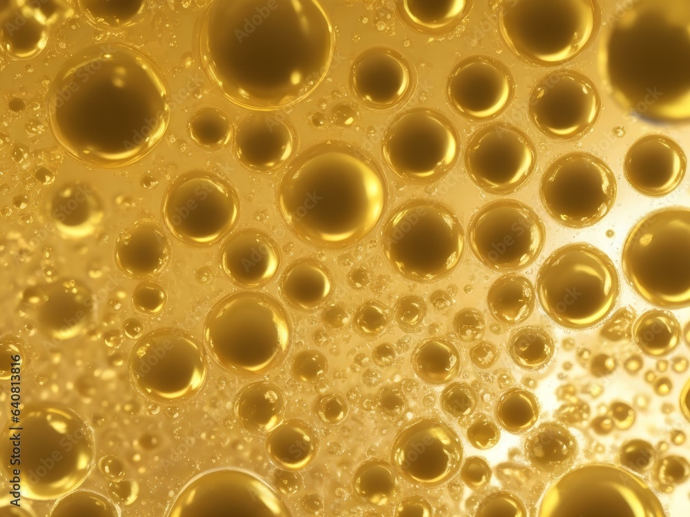Poster background with bubbles generated ai