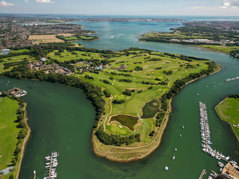 Fareham, Aerial, Photography, daytime, Drone photo. ault