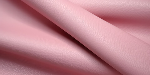 Pastel Pink Leatherette fabric texture, template of faux leather for clothing, faux leather close - up background. 