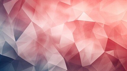 abstract geometric poly blue and red background