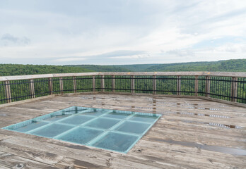 Kinzua bridge, state park, summer rain weather, background image, travel destination
