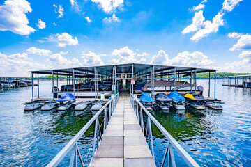 Dock at Lake of the Ozarks, Missouri