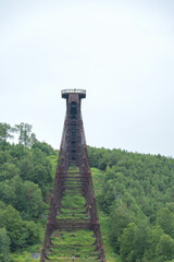 Kinzua bridge, state park, summer rain weather, background image, travel destination
