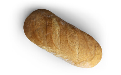 Loaf Bread 3D Rendering
