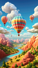  hot air balloons - 640833006