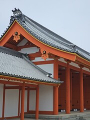 Fototapeta premium Kyoto Imperial Palace Building Chinese architecture Temple Composite material Sky