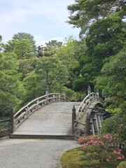 Fototapeta na wymiar Kyoto Imperial Palace Sky Plant Flower Tree Natural landscape