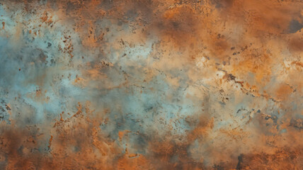 Rustic and weathered steel texture with corrosion and rust - obrazy, fototapety, plakaty