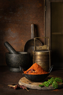 Spice blend in the kitchen 