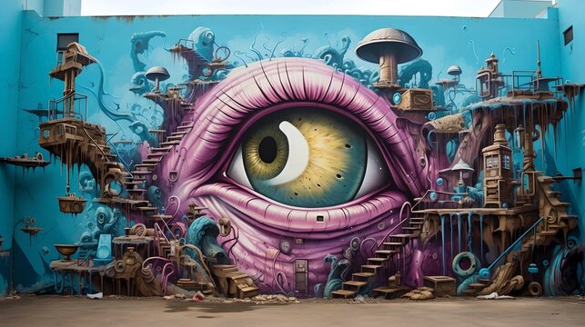 Surreal Eye: Closeup Fantasy Art