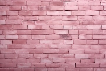 Subtle pink brick backdrop with vacant aura, Generative AI