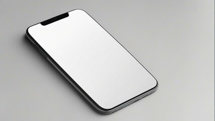 blank screen fold phone mockup