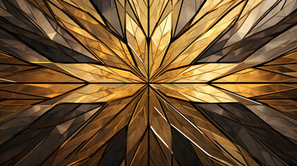 abstract art. Geometric art drawing. golden wall art

