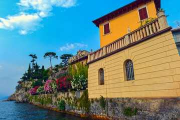 Die Altstadt von Malcesine am Gardasee, Italien