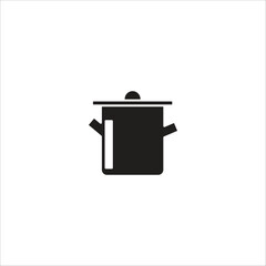 sauce pan vector icon line template