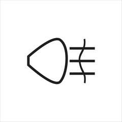 foqlight vector icon line template