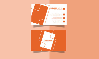 Simple Professional Business card design for personal and company identity.
