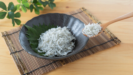 釜揚しらす・boiled whitebait