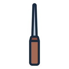 Needle Tool filled line icon