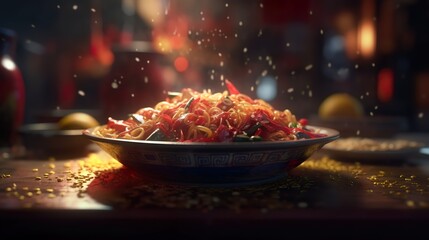 Sichuan cuisine spice Ai Generate - obrazy, fototapety, plakaty