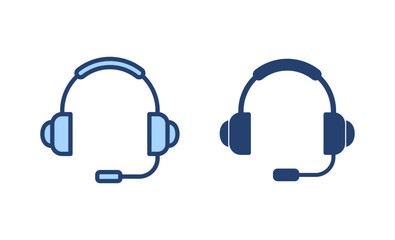 Headphone icon vector. Headvector sign and symbol
