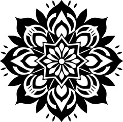 Mandala - High Quality Vector Logo - Vector illustration ideal for T-shirt graphic