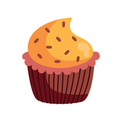 cupcake with glaze