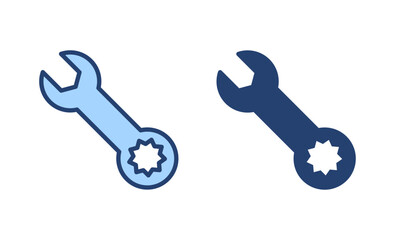 Wrench icon vector. repair icon. tools sign and symbol