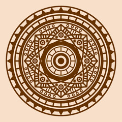 mandala design logo for many design