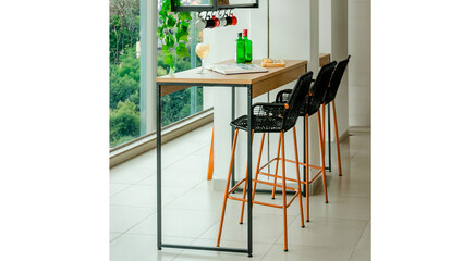 Environment with high bench, home and decoration