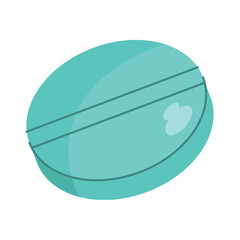 green pill illustration