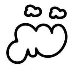 cloud line icon