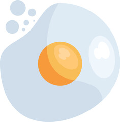 fried egg illustration
