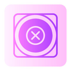 tumble dryer gradient icon