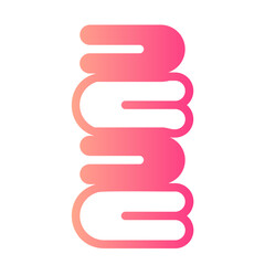 towels gradient icon